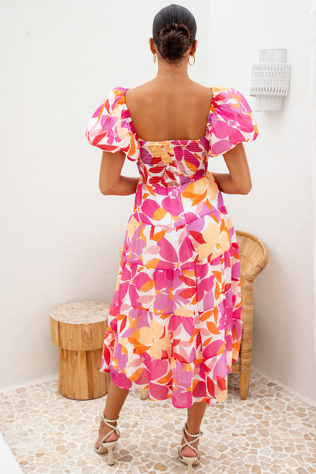 Taggie Maxi Dress-Pink Floral