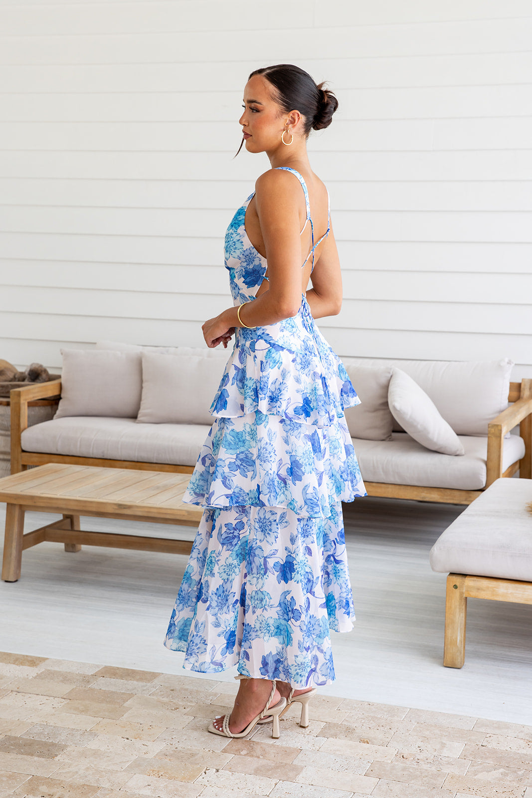 Niana Maxi Dress- Blue