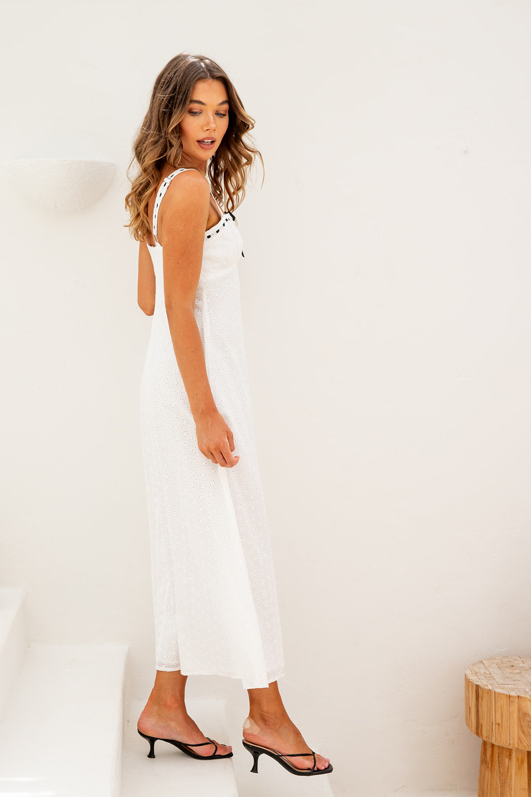 Florez Maxi Dress -White