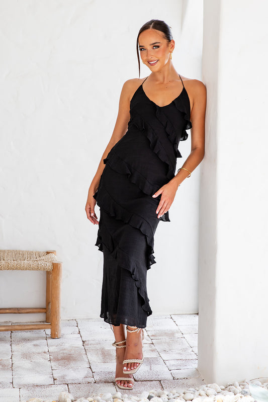 Cali Maxi Dress-Black