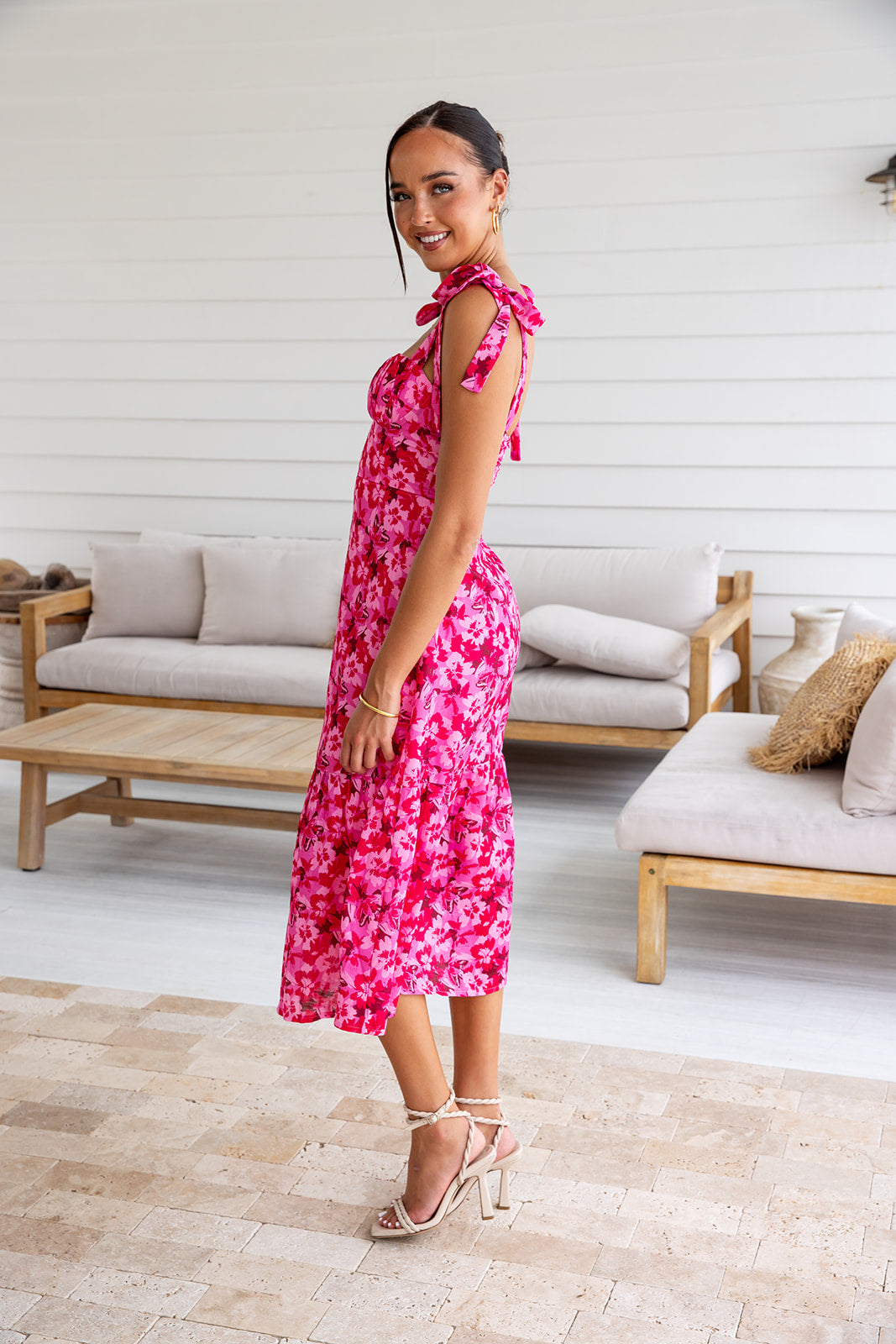 Ivy Maxi Dress -Pink