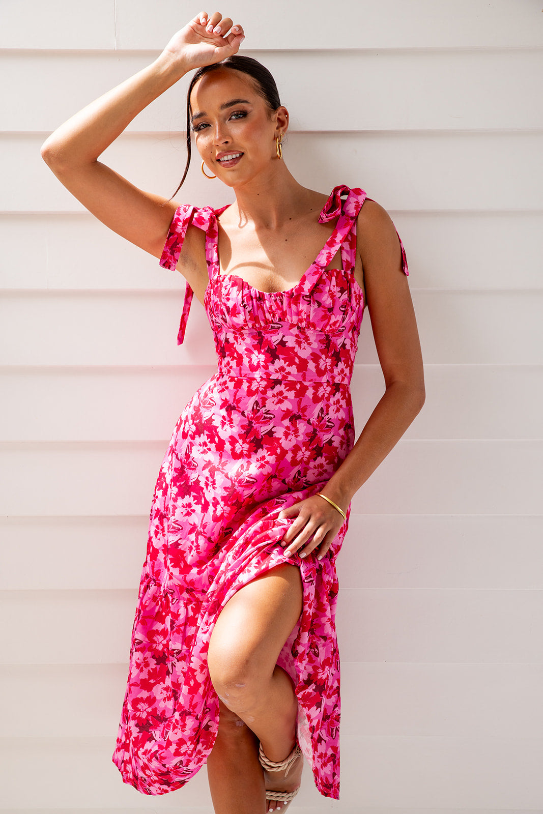 Ivy Maxi Dress -Pink