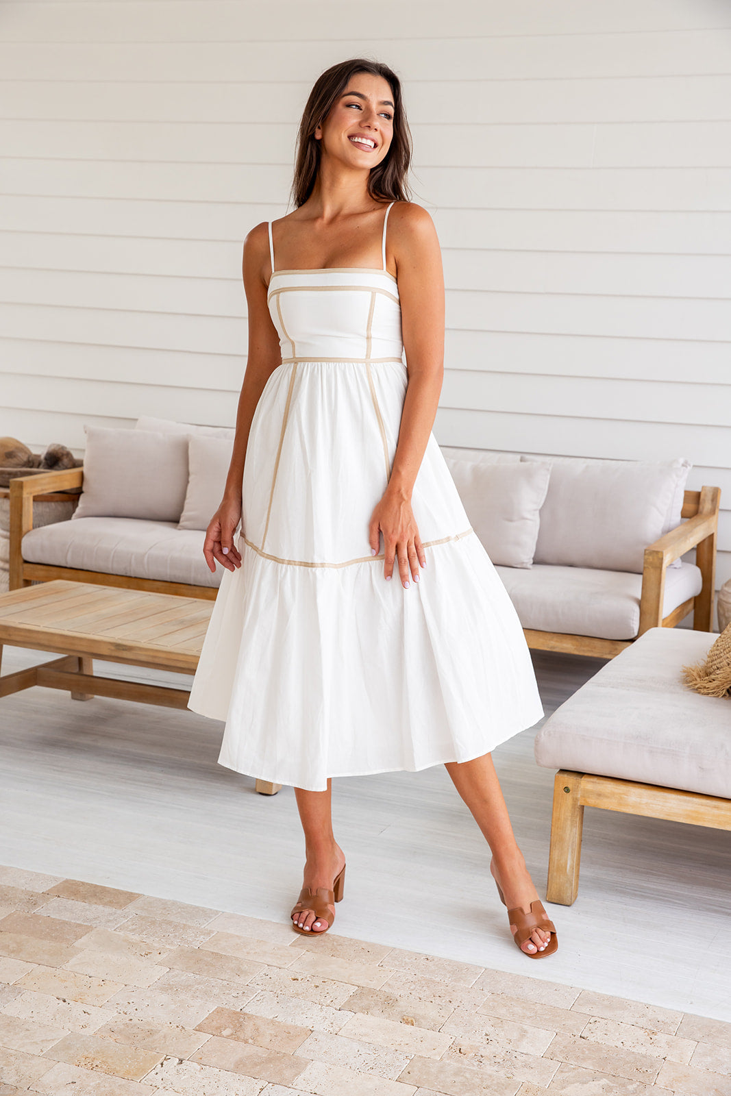 Libertine Maxi Dress -WHITE
