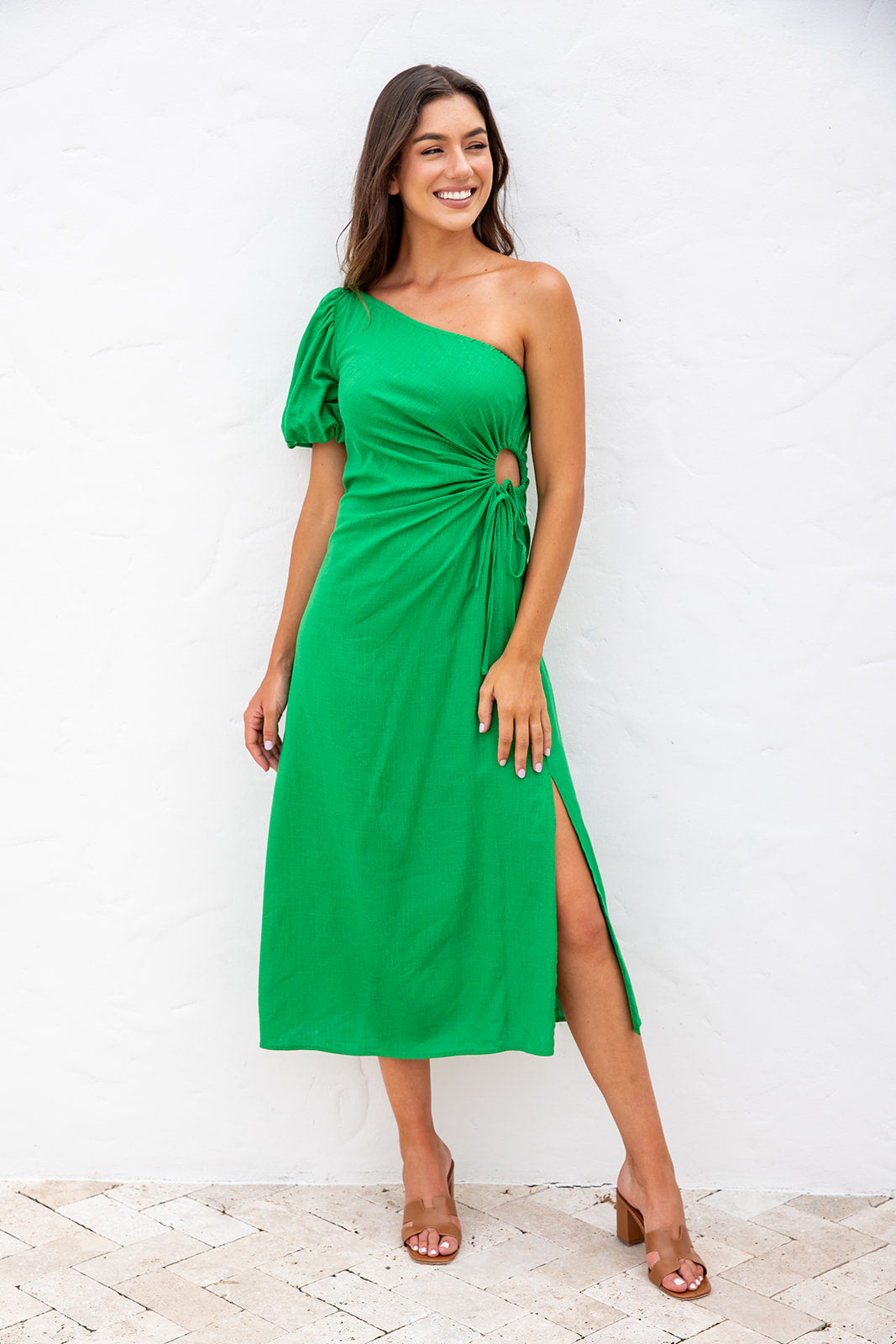 Olivia Medi Dress - Green