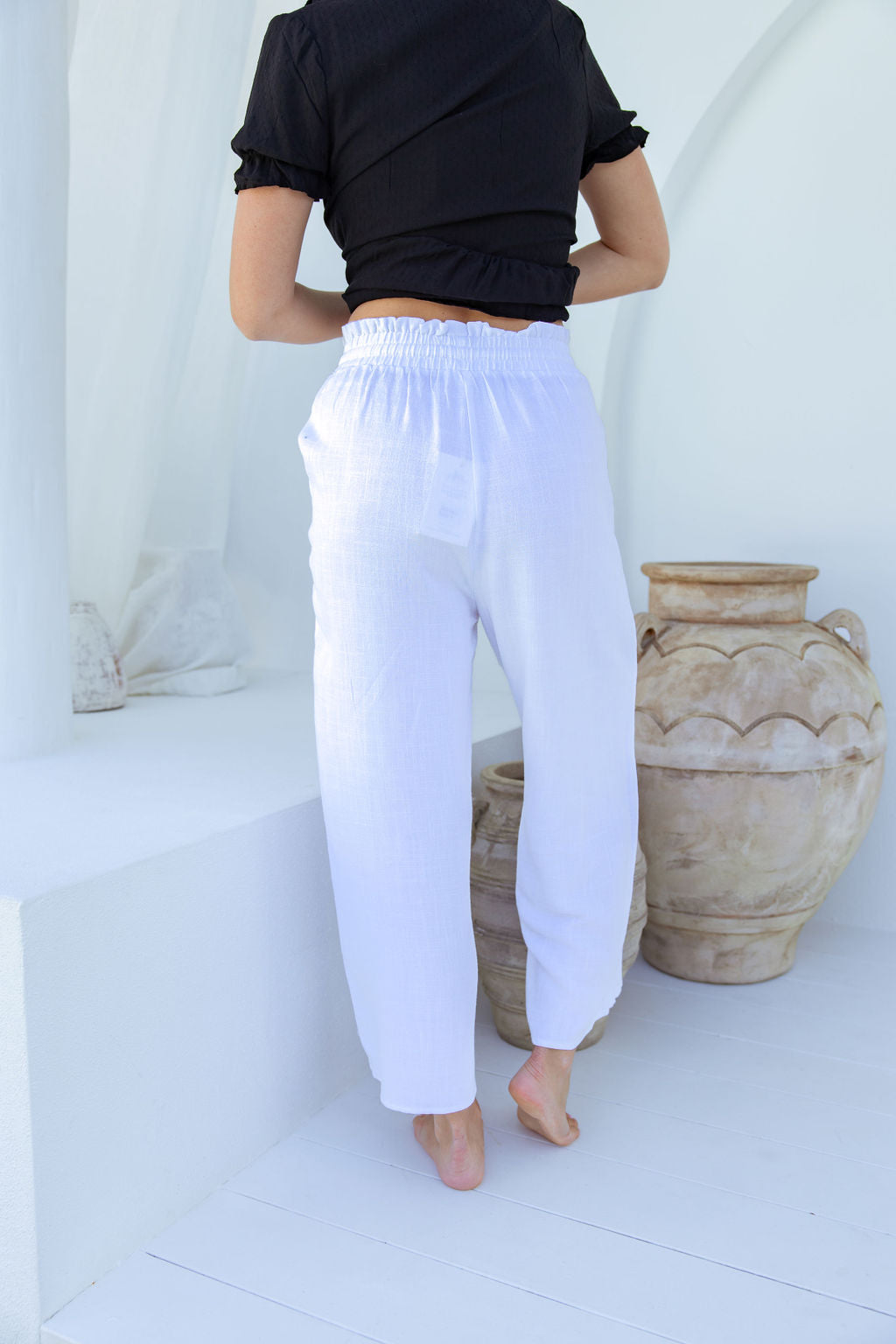 Lawrence Pant - White