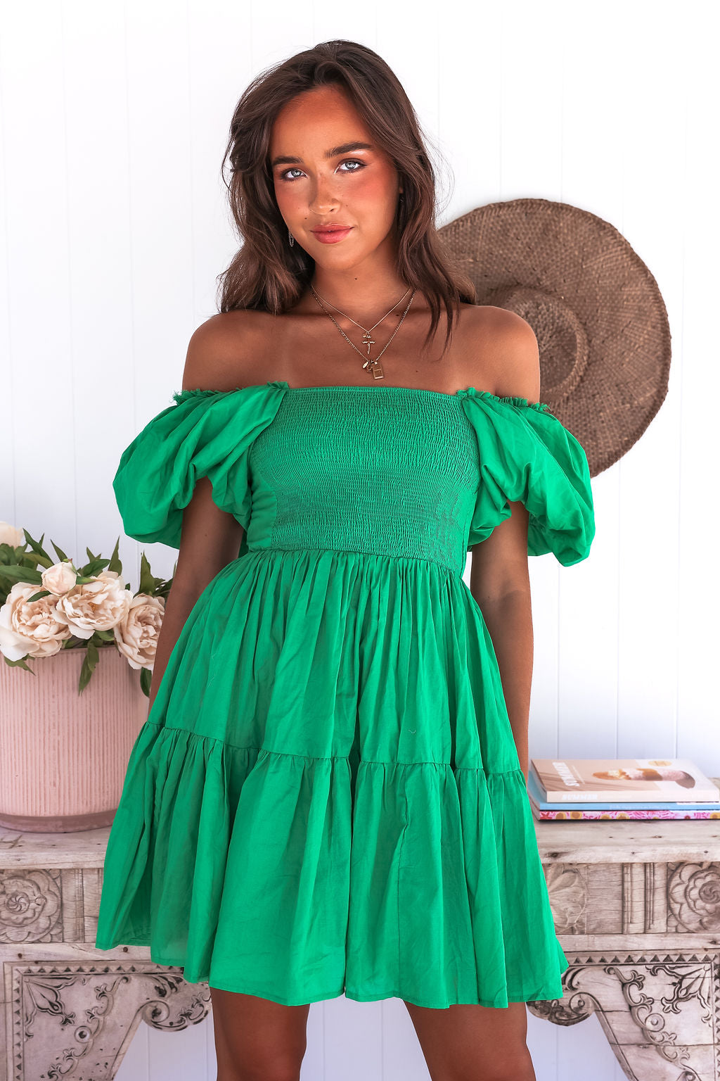 Kenny Mini Dress - Green