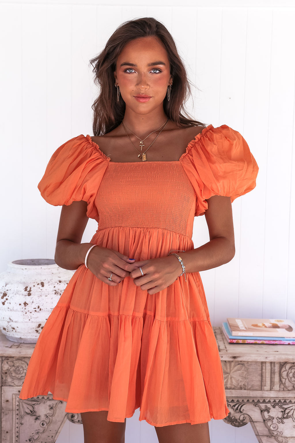 Kenny Mini Dress - Orange