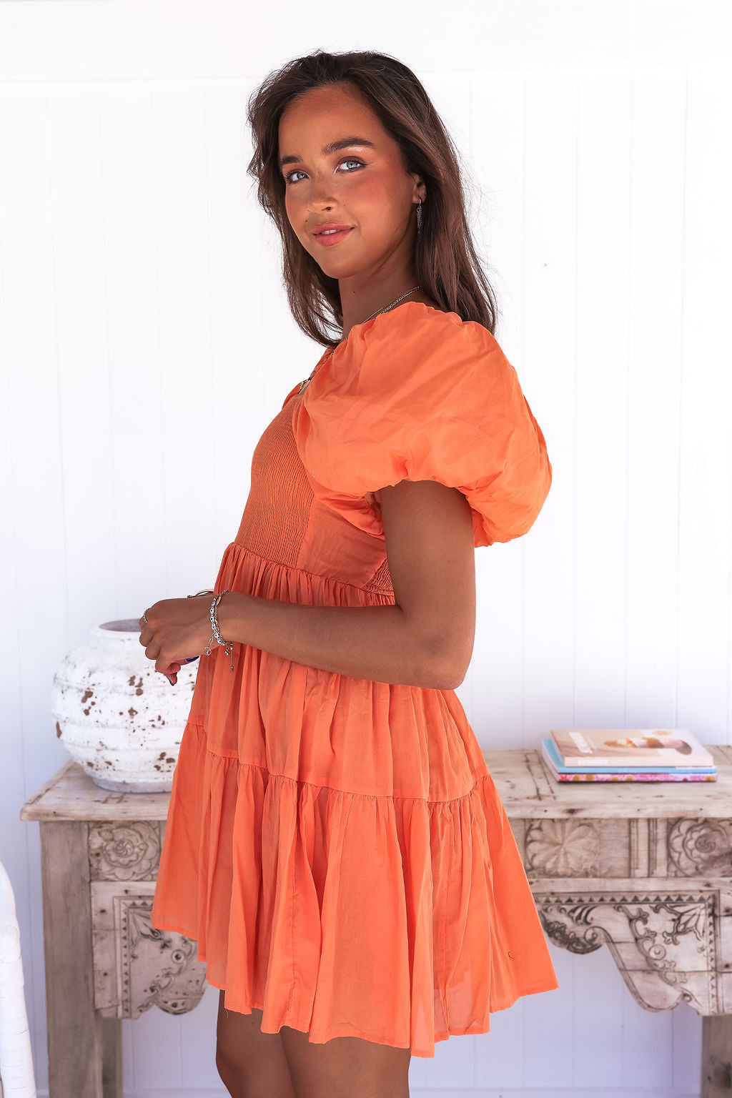 Kenny Mini Dress - Orange