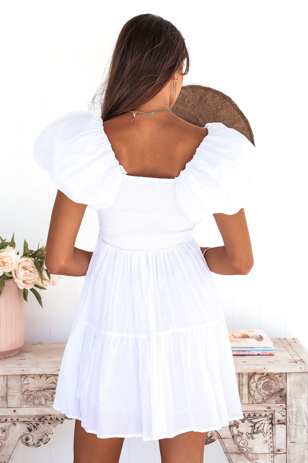 Kenny Mini Dress - White