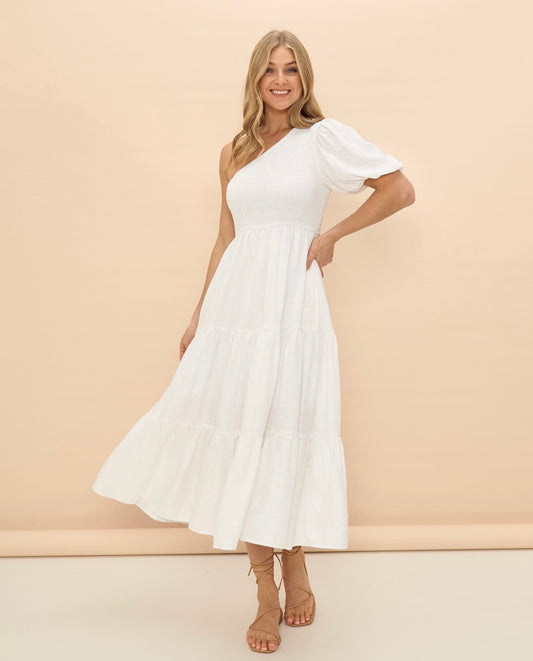 Zara Midi Dress - White